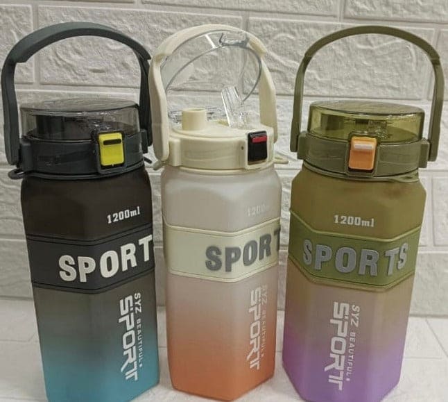 1200ml Fantasy Sports Water Bottle, 1L Gradient Outdoor Fitness Sports Bottle, Water Bottle With Straw, Portable Gym Fitness Sports Shaker, Leak Proof Water Bottle For Outdoor Camping, Beverage Container For Outdoor 1200ml Fantasy Sports Water Bottle, 1L Gradient Outdoor Fitness Sports Bottle, Water Bottle With Straw, Portable Gym Fitness Sports Shaker, Leak Proof Water Bottle For Outdoor Camping, Beverage Container For Outdoor
